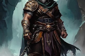 do 2d character and dnd character art