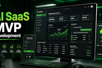 develop a scalable ai saas web app and mvp