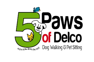 design beautiful pets logo for five paws of delaware county