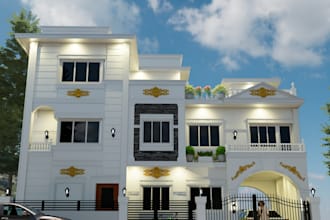 be your architect for residential 3d modeling, interior and exterior rend