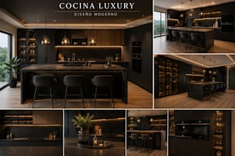 luxury ai interior design and modern room concepts