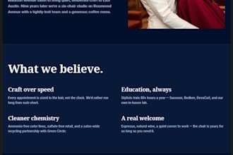 design a professional website for startups and brands