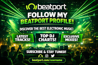 promote your beatport profile for organic listeners growth and engagement