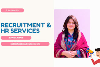 provide professional recruitment services