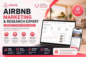 do airbnb promotion, vrbo, airbnb marketing research optimization, hotel booking