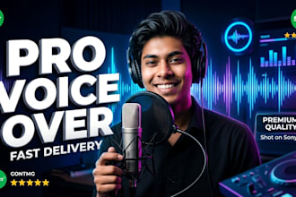 create cinematic ai voiceover with sound effects and music