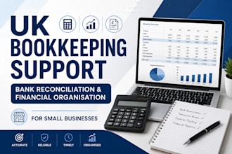 do bookkeeping and bank reconciliation for UK businesses