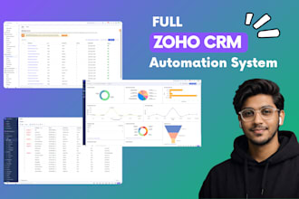build a complete zoho CRM automation system