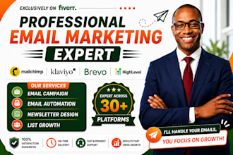 create professional weekly email campaigns and newsletters