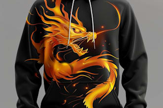 do custom hoodie design or clothing design
