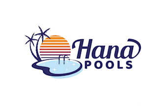 do awesome swimming pool logo