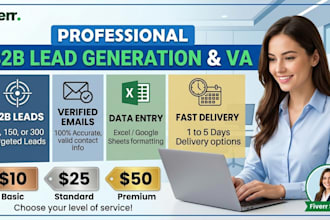 be your virtual assistant for b2b lead generation