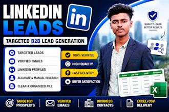 do linkedin prospect research and targeted contact list