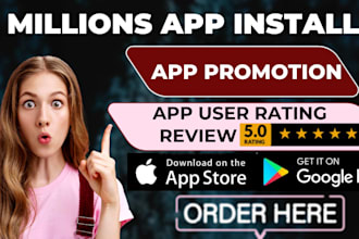 do mobile app promotion IOS app install rating review android app download