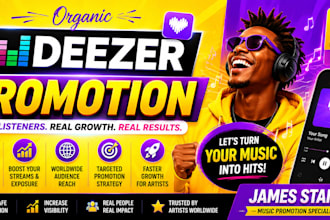 promote your deezer music organically for real audience growth