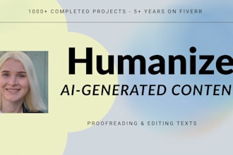 edit and rewrite ai generated content