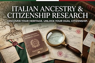 research your italian ancestry citizenship and family history