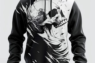 do amazing typography for hoodie design