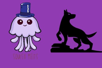 design custom pet logo design dog cat animal