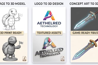 convert image to 3d model stl file for 3d printing