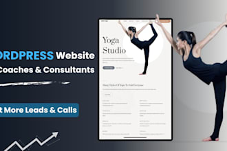 design a wordpress website for coaches and consultants