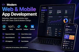 build react web and mobile apps