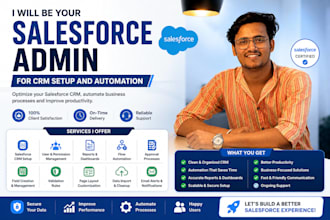 be your salesforce admin for CRM setup and automation