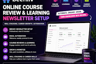 do beehiiv online course review learning stacking career skills email automation