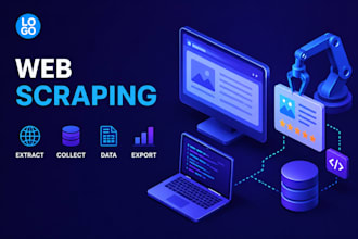 do web scraping, data extraction and automation using python
