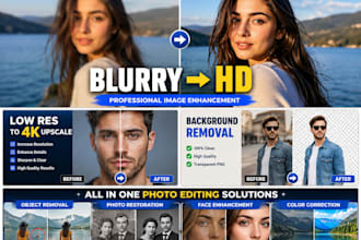 blurry low quality photos into HD images