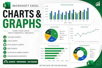 do professional microsoft excel data analysis and dashboards