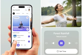 develop telehealth app wellness app fitness app meditation app for android IOS