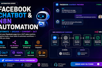 build an n8n auto reply chatbot for your facebook page