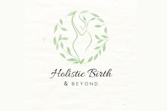 design looking birth guru holistic women logo