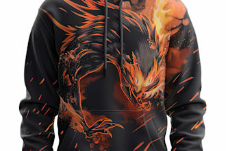 modern streetwear ,graphic tshirt, hoodie design