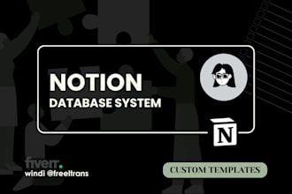 build custom notion workspace and database systems