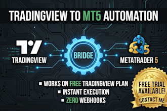 automate tradingview alerts to mt5 with a free trial