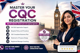 do cqc registration, write policies, or fix rejected applications