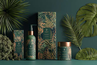 design product packaging, label, box and tube