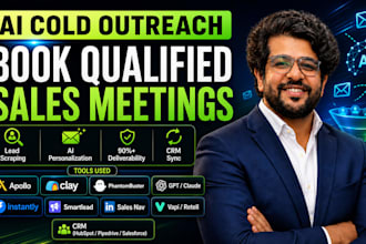 build an ai cold outreach system that books qualified sales meetings