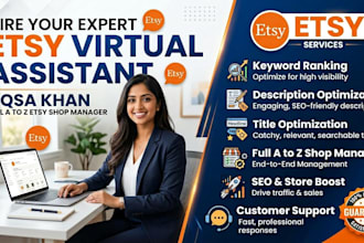be your expert etsy virtual assistant for digital products and listings