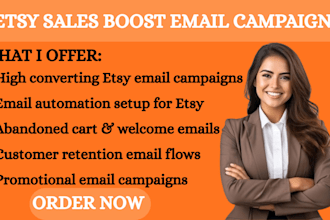 design etsy email marketing campaigns that boost sales customer retention