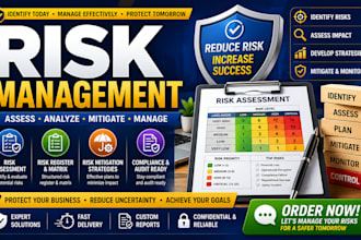 help with risk management, risk register, risk matrix, risk mitigation