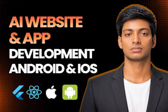 do ai mobile app development ai chatbot ai website ai saas as ai app developer