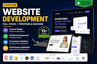 do custom website development