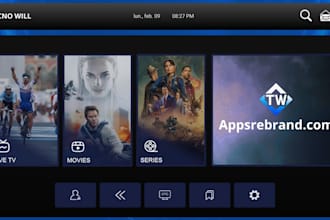 costume and rebrand latest iptv app, smarter pro, xciptv ads, and ios devices