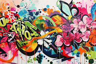 design graffiti designs, murals and wall arts