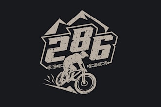 design cool bad ass bike crew logo