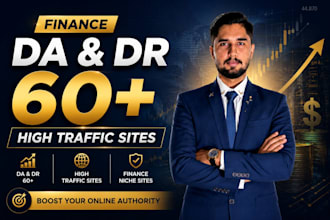 do high authority organic backlinks for finance projects