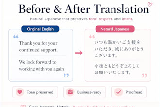 translate english and japanese